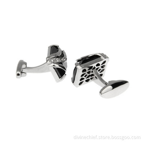 Fashion Rhinestone Suit Shirt Cufflinks For Man's Gift